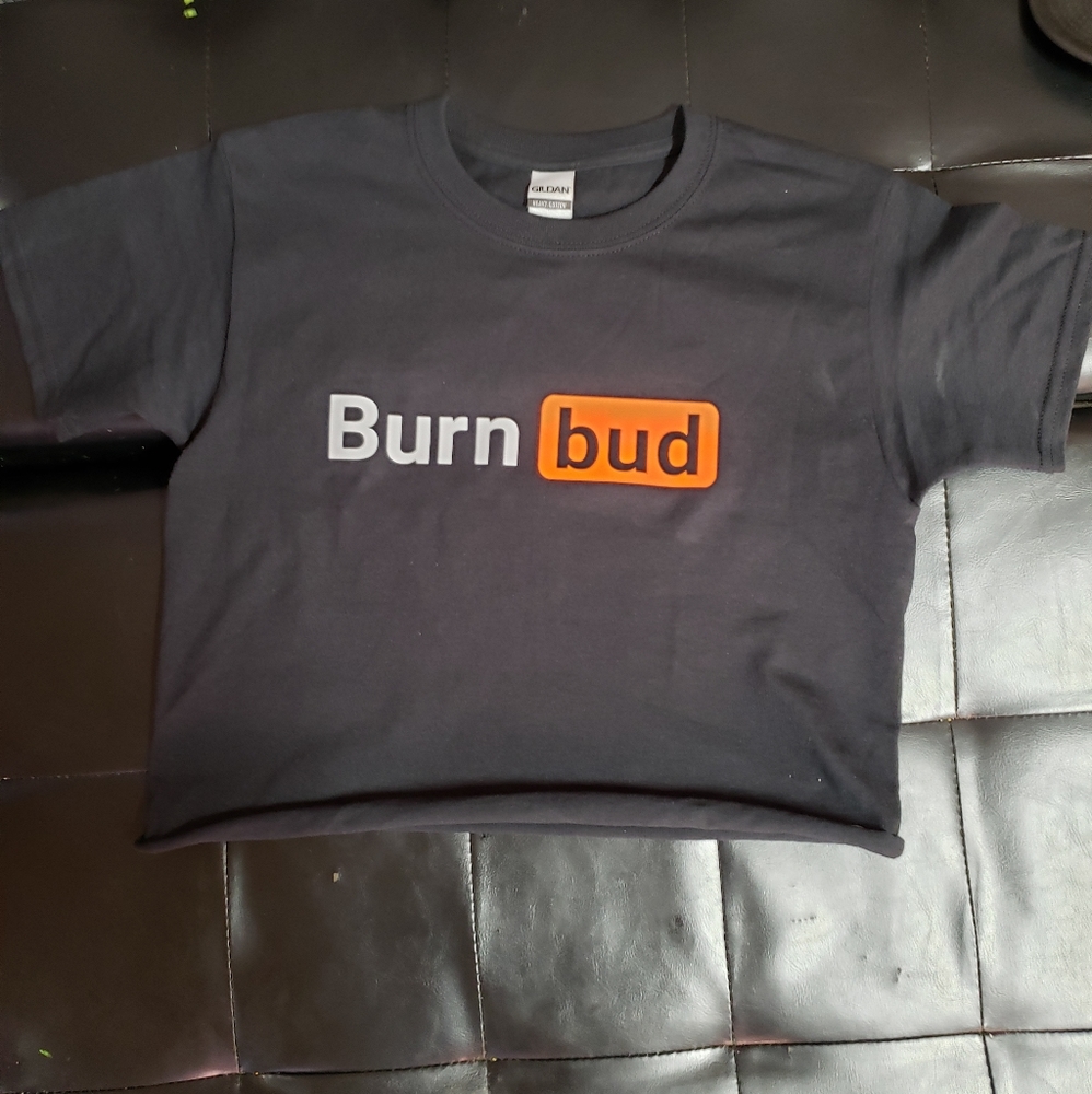 Burn bud crop top women's t shirt